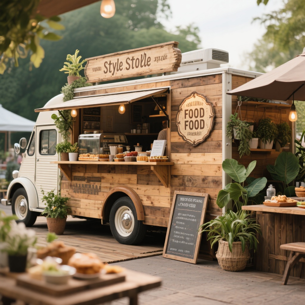 Rustic Food Truck