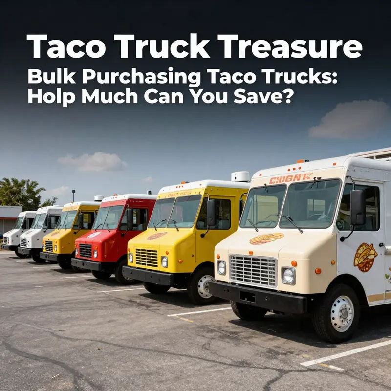 New taco trucks vary in price based on features, size, and customization.