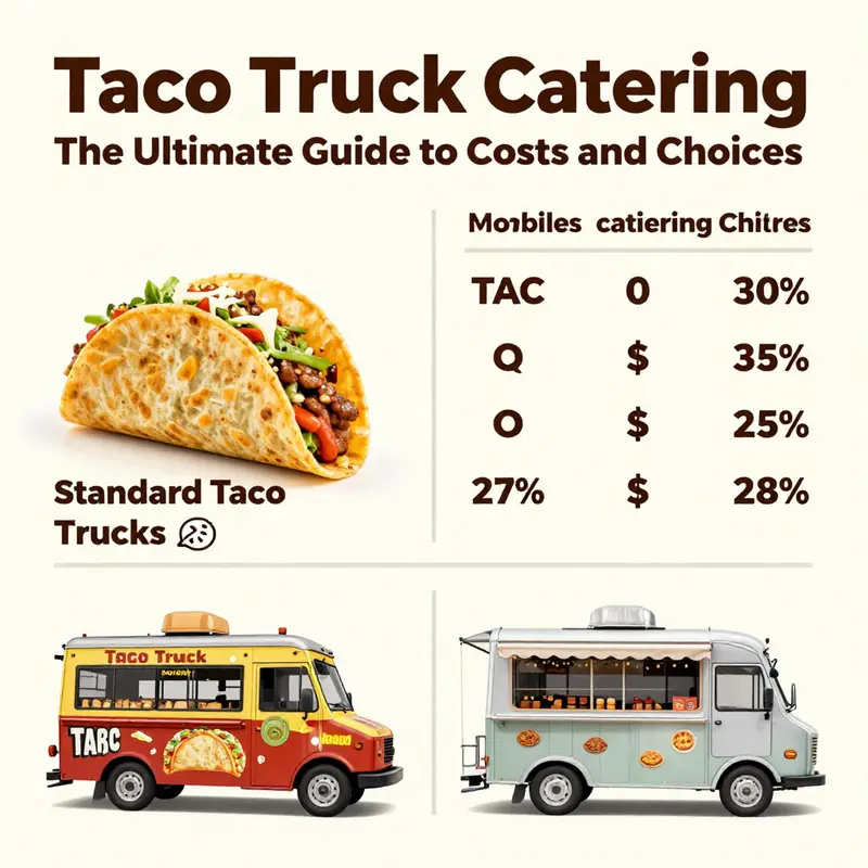Guests savoring delicious tacos at a taco truck catering event, showcasing the vibrant atmosphere.