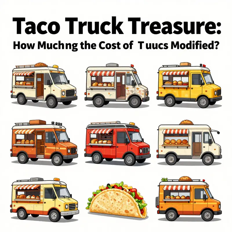 New taco trucks vary in price based on features, size, and customization.