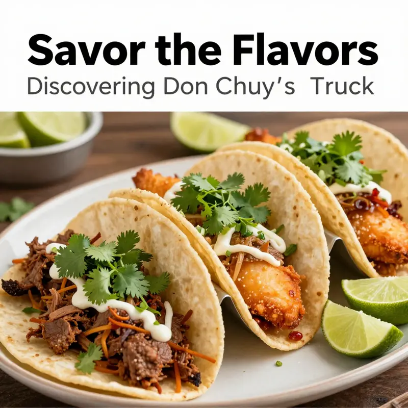 Happy customers enjoying Don Chuy’s tacos during a vibrant Madera sunset.