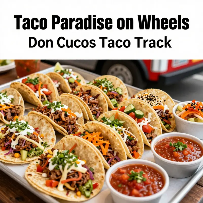 A selection of the delicious tacos offered at Don Cucos, highlighting fresh ingredients and vibrant flavors.