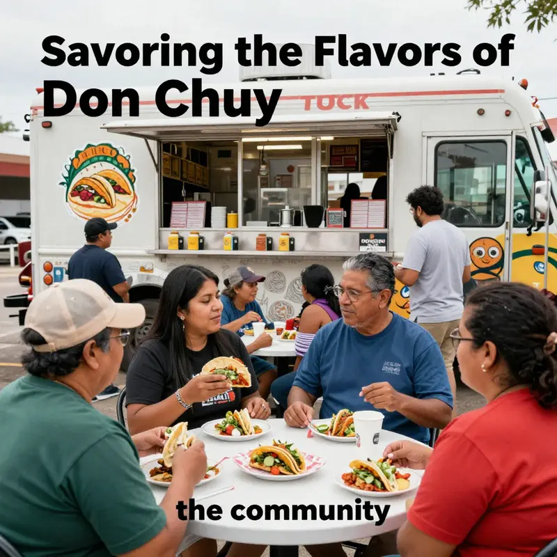 An array of authentic Mexican tacos showcasing the vibrant flavors of Don Chuy Taco Truck.