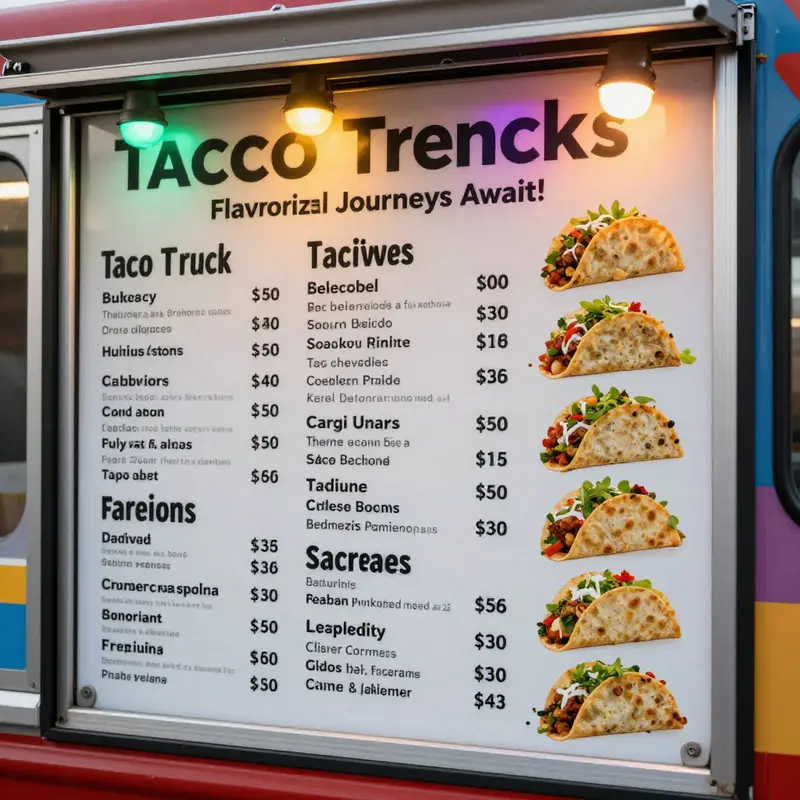 Understanding the costs involved in renting a taco truck.