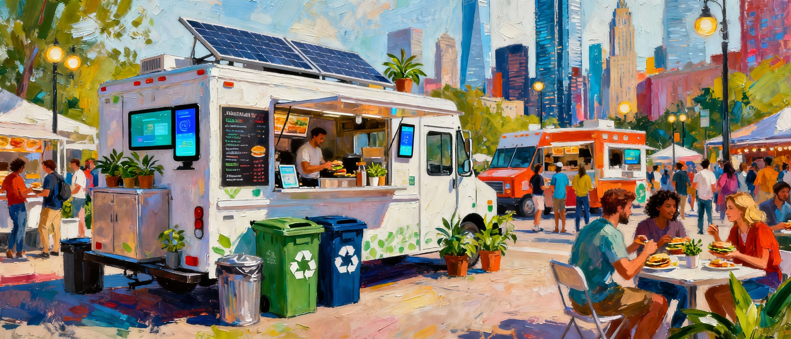 Art reflecting mobile food industry trends