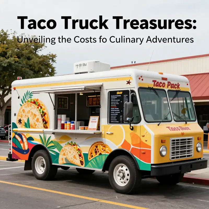 A basic taco cart ready to serve fresh, mouth-watering tacos at a bustling farmers’ market.