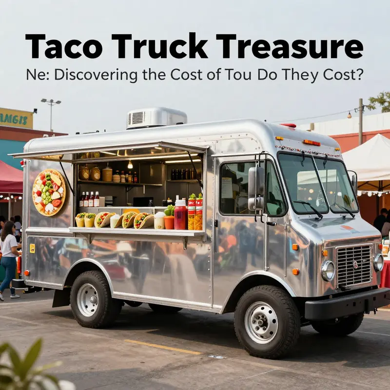New taco trucks vary in price based on features, size, and customization.