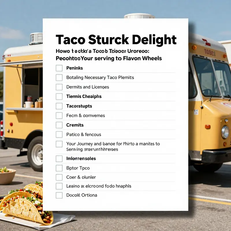 An overview of a detailed taco truck business plan, showcasing essential strategies and unique taco offerings.