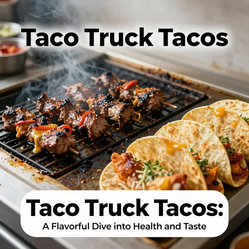 A colorful spread of taco truck tacos showcasing healthy ingredient choices.