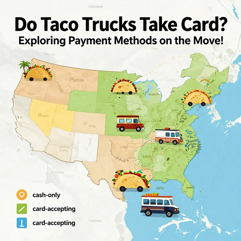 A lively taco truck environment where diverse payment methods are utilized.