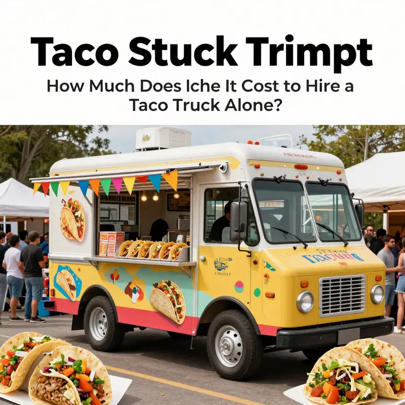 Unearth the essentials of renting a taco truck, featuring costs for just the vehicle as part of your event planning.