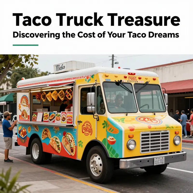 A vibrant taco truck at a busy location, illustrating the excitement of taco culture.