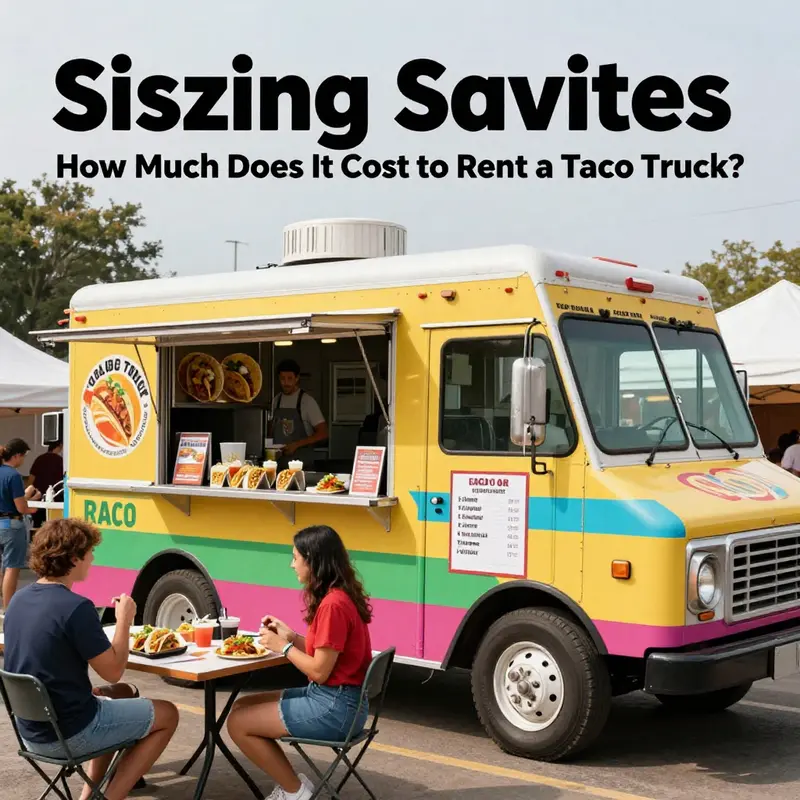 Explore the cost landscape of renting a taco truck at your next gathering.