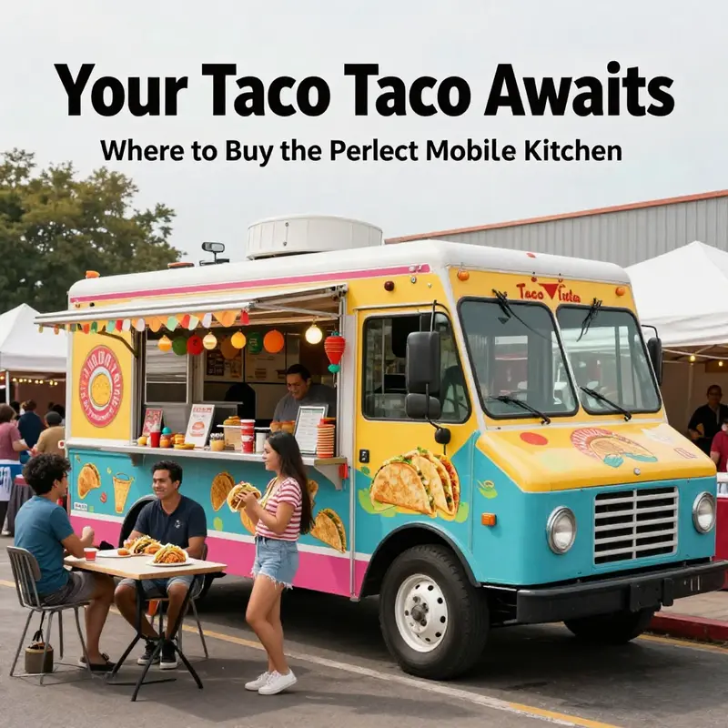 Explore diverse vendors for your dream taco truck purchase.