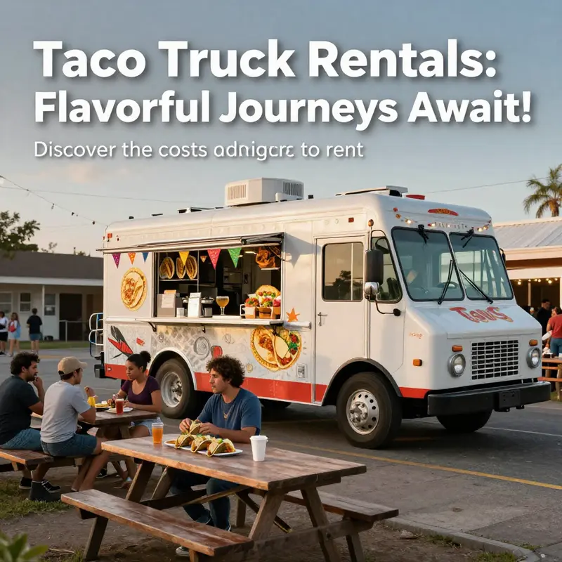 People enjoying tacos from a food truck at an outdoor event, filled with laughter and good food.
