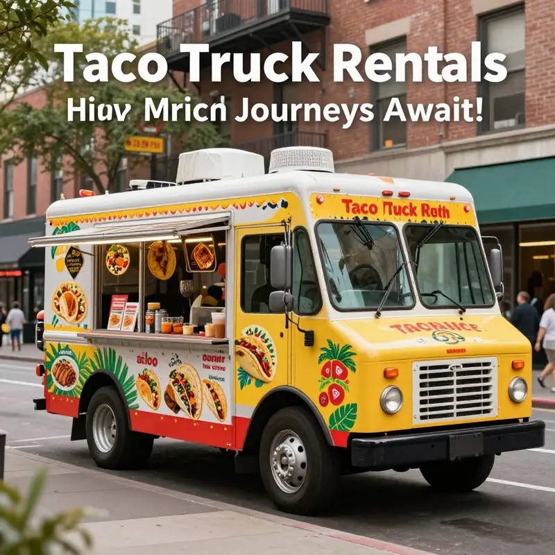 Understanding the costs involved in renting a taco truck.