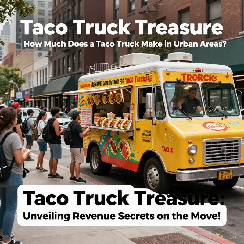 Taco trucks in high-traffic cities generate impressive monthly revenues.