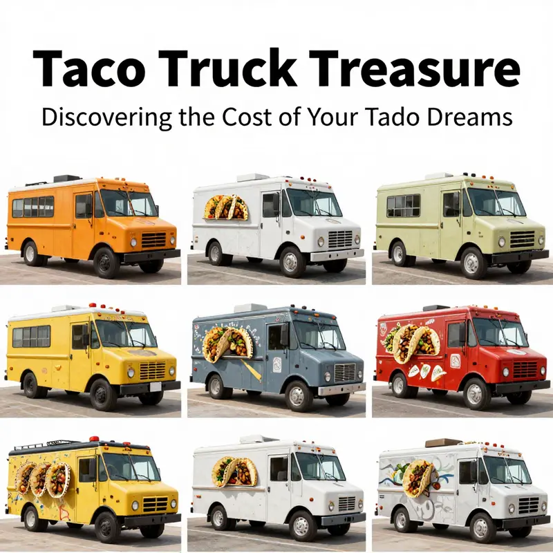 New taco trucks vary in price based on features, size, and customization.