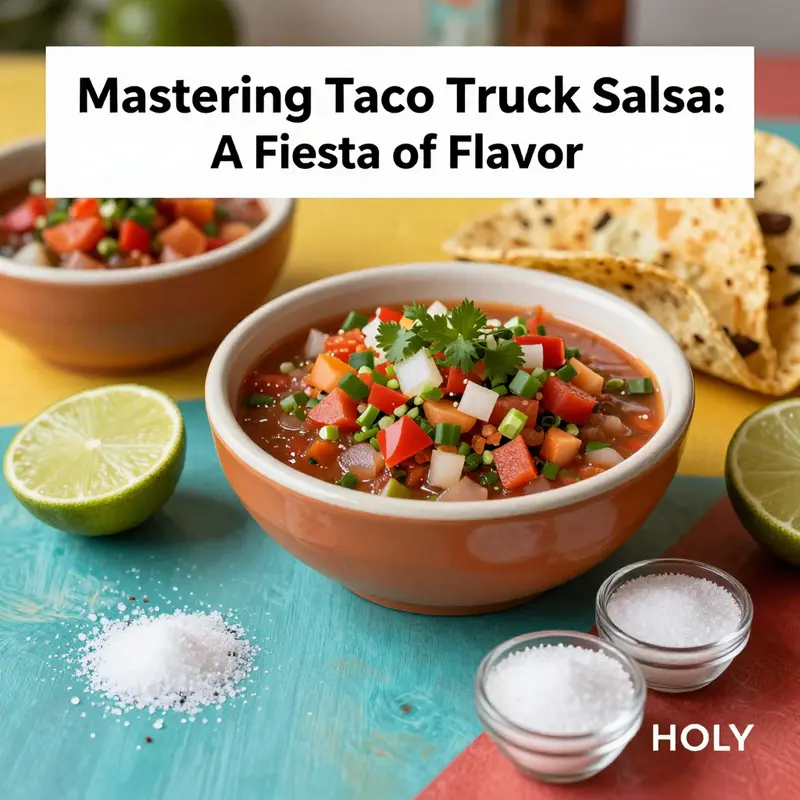 A colorful display of fresh ingredients ready for salsa preparation.