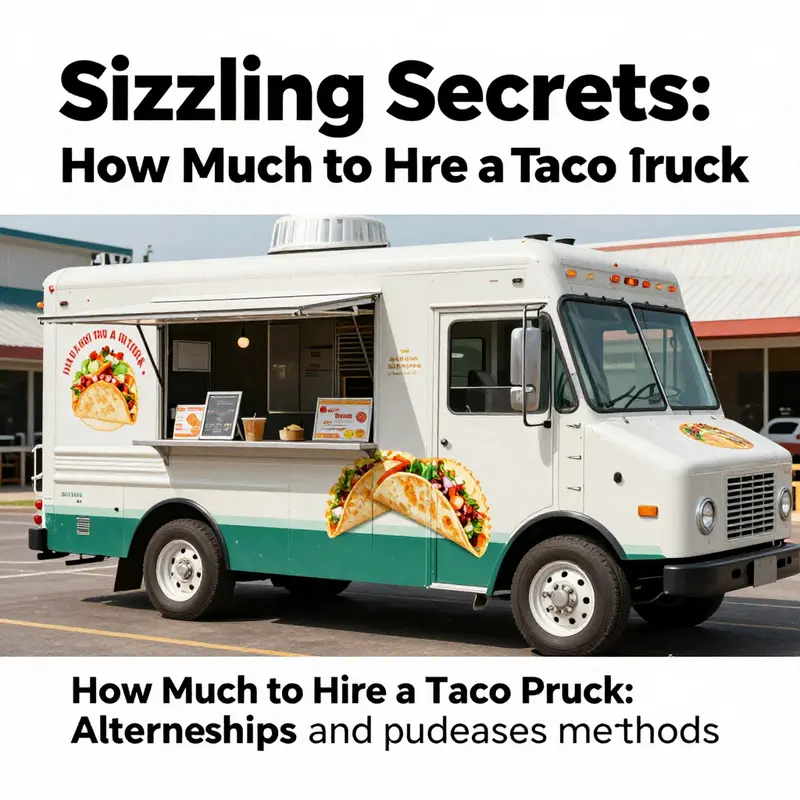Explore the daily rental fees for taco trucks to enhance your events.