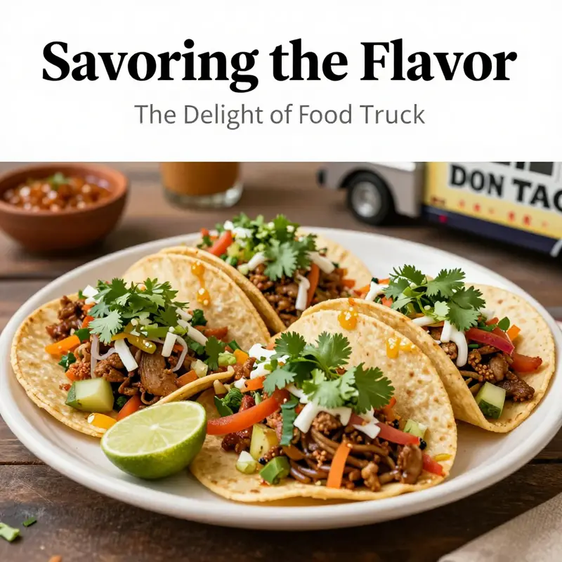 A vibrant display of authentic tacos from Don Tacos Food Truck, highlighting the flavors of Mexico.