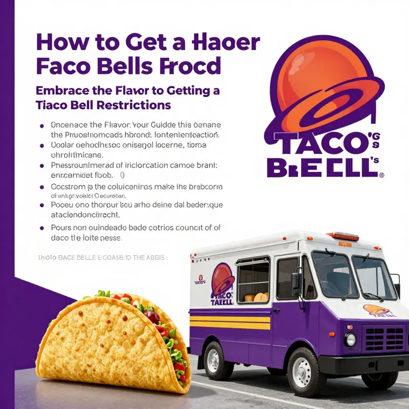 Securing a Taco Bell food truck franchise opens the door to culinary adventures on wheels.