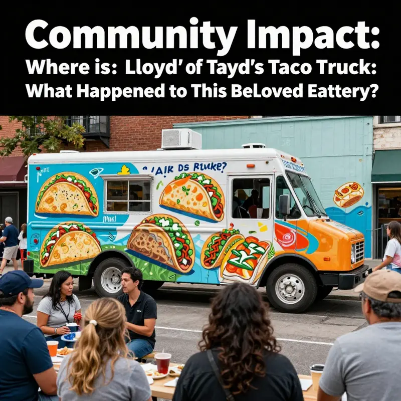 The once-bustling Lloyd’s Taco Truck now stands empty, reflecting on its vibrant past.