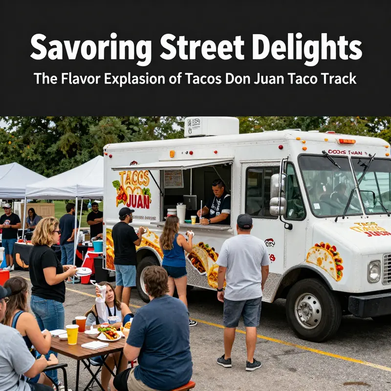 A vibrant taco platter showcasing the delicious offerings of Tacos Don Juan while patrons enjoy their meals.