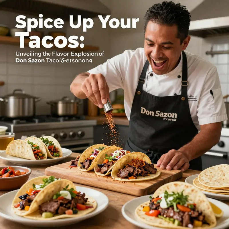 A vibrant assortment of spices used in Don Sazon Taco Truck Seasoning, embodying the essence of its rich flavors.