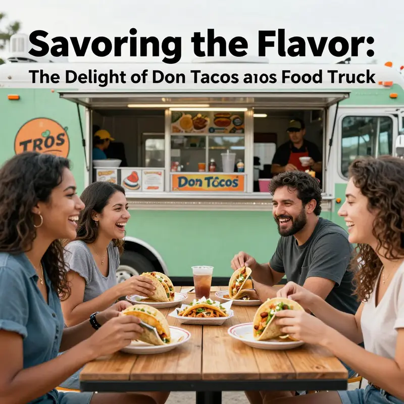 A vibrant display of authentic tacos from Don Tacos Food Truck, highlighting the flavors of Mexico.