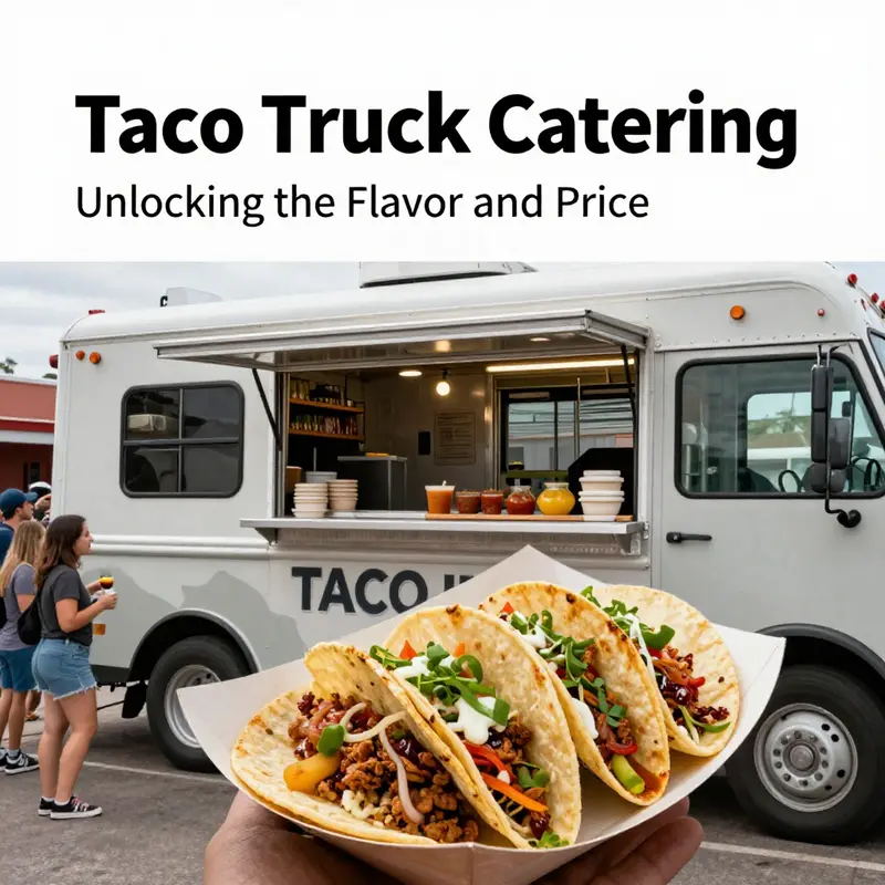 Exploring the diverse pricing landscape of taco truck catering services for various events.