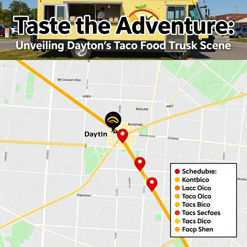 Excitement fills the air at a taco food truck gathering, featuring popular offerings from various vendors.