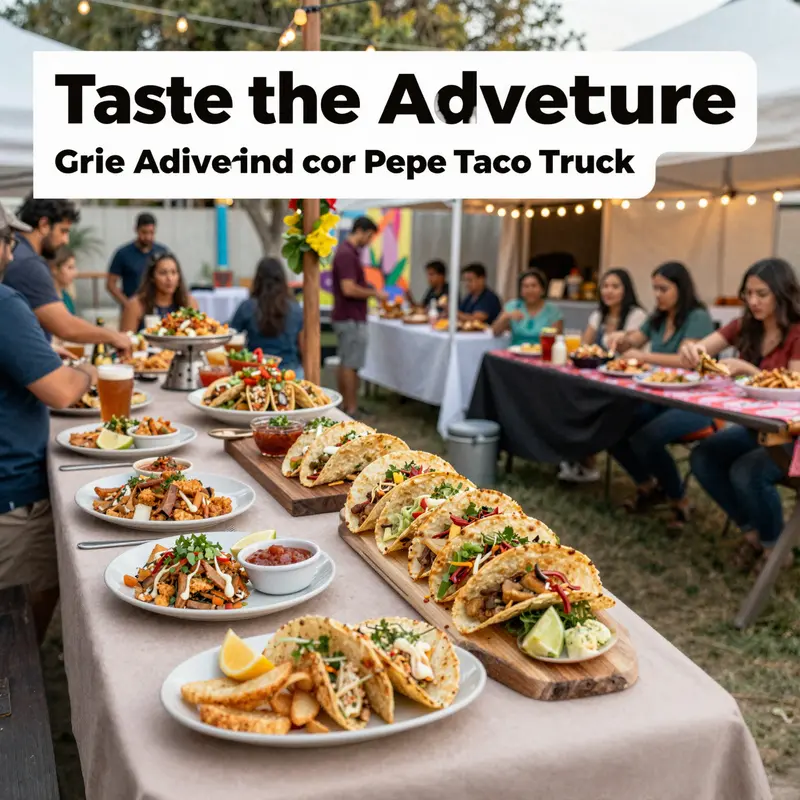 An array of delicious taco offerings from Don Pepe Taco Truck.