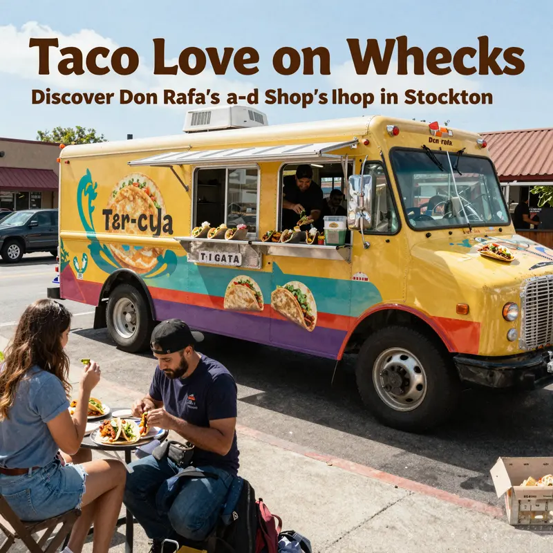 Don Rafa’s Taco Truck, the local favorite, serving up joy and delicious tacos in Stockton.