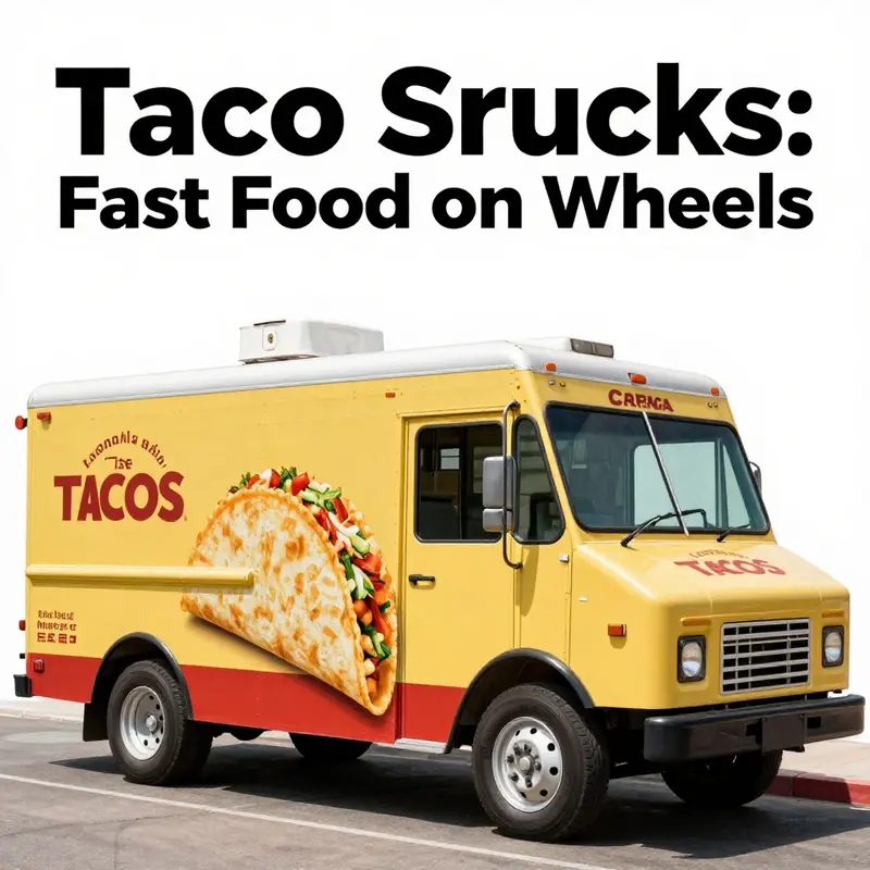 The variety of offerings from taco trucks highlights their fast food nature.