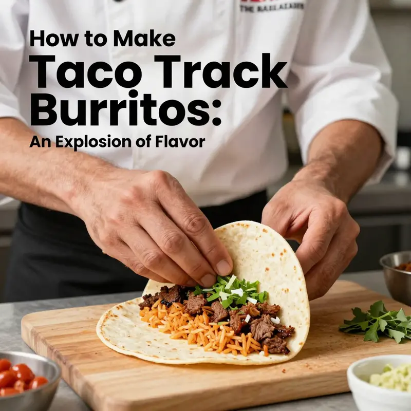 Colorful ingredients vital for creating authentic taco truck burritos.