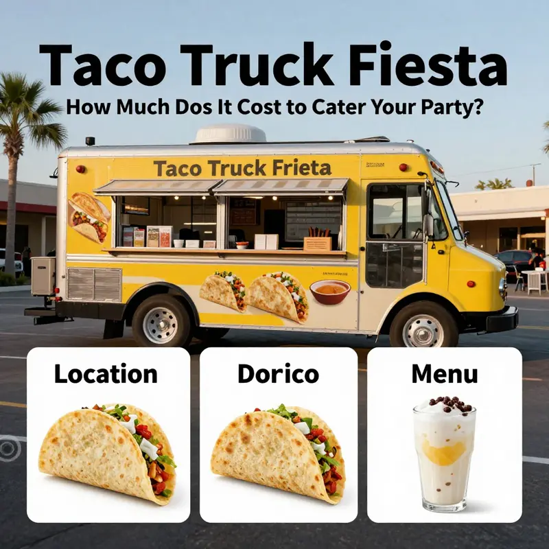 Explore the average costs associated with renting a taco truck for your party celebration.