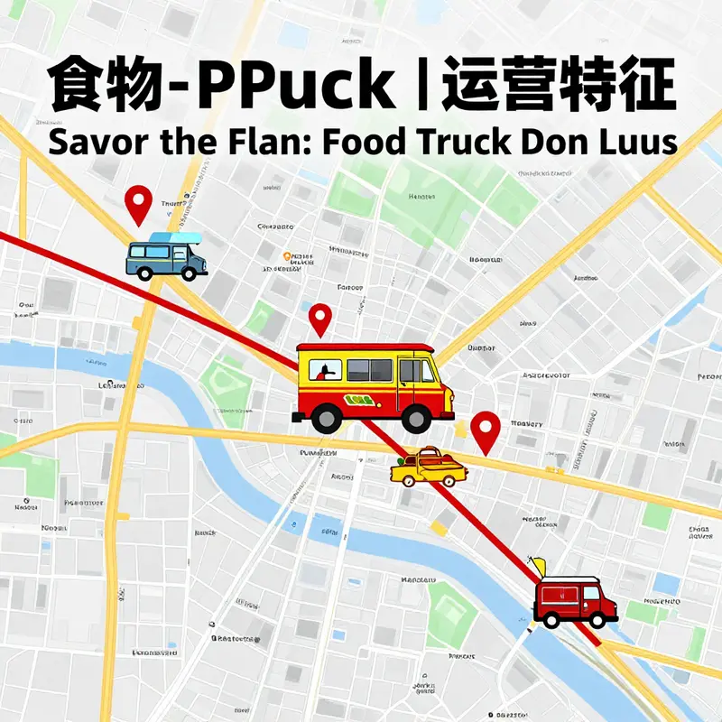 Food Truck Don Luis bustling with customers during its evening service hours in Los Angeles.