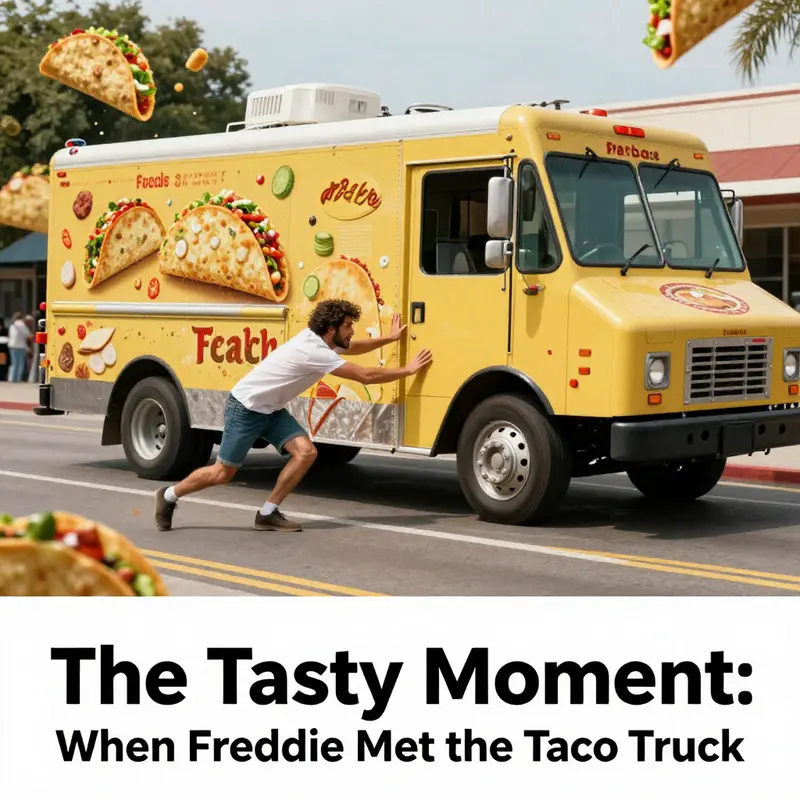 Freddie’s heroic act of saving Carly from the oncoming taco truck.