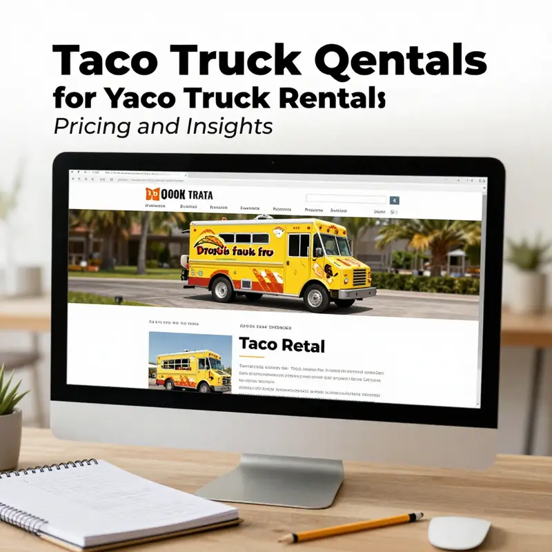 A taco truck at a lively event showcasing the variety of offerings available.