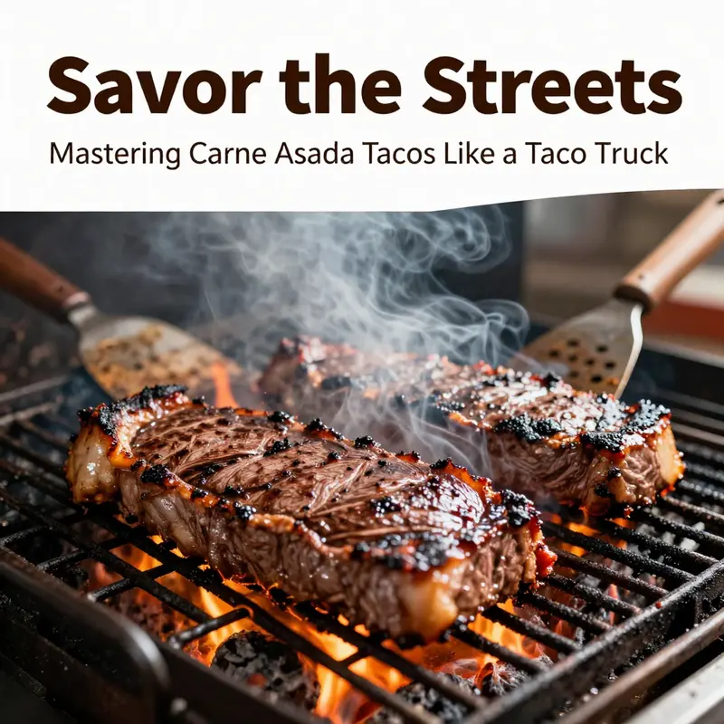 Colorful ingredients ready for an authentic carne asada marinade, showcasing the key components for flavor.