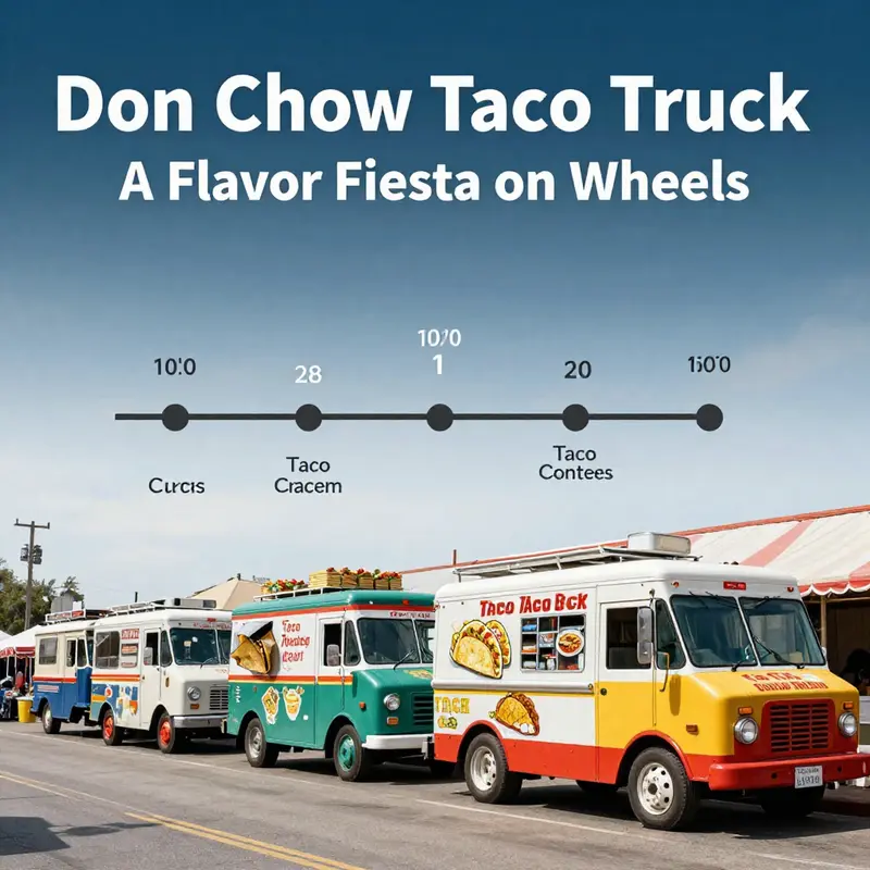 The Don Chow Taco Truck bustling with life and delicious flavors.