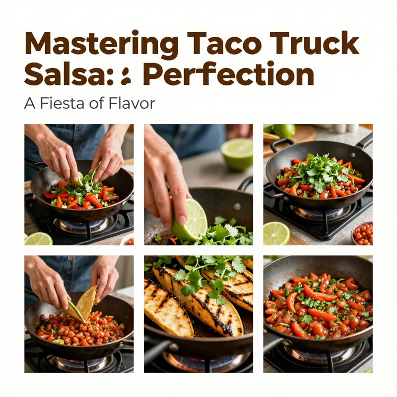 A colorful display of fresh ingredients ready for salsa preparation.