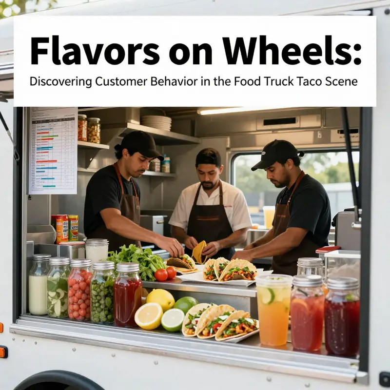 Customers excitedly choosing between mouthwatering tacos and burritos at a colorful food truck.