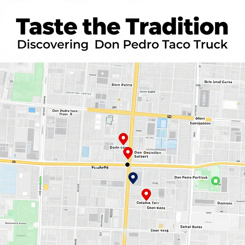 A mouthwatering selection of Don Pedro Taco Truck’s signature tacos and burritos, showcasing their vibrant ingredients and authenticity.