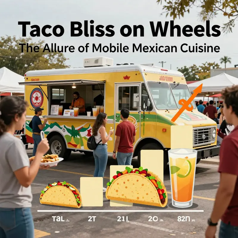 Food trucks serving delectable tacos and burritos bring joy to food lovers everywhere.
