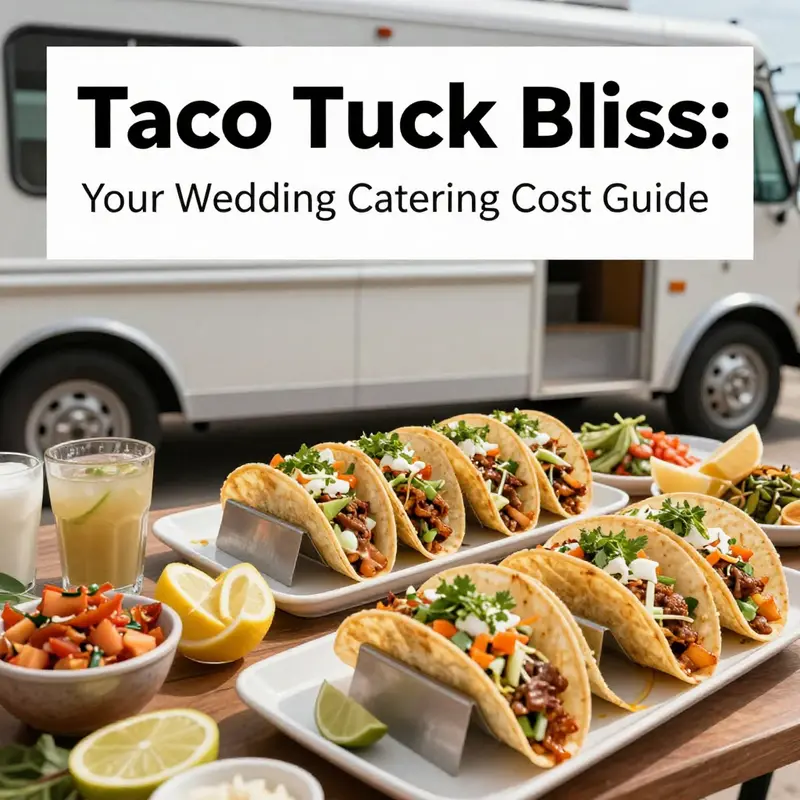 Understanding the cost breakdown for renting a taco truck for your wedding.
