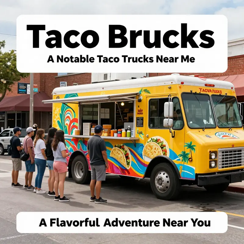 A dynamic taco truck scene showcasing the buzz and excitement of street food life.