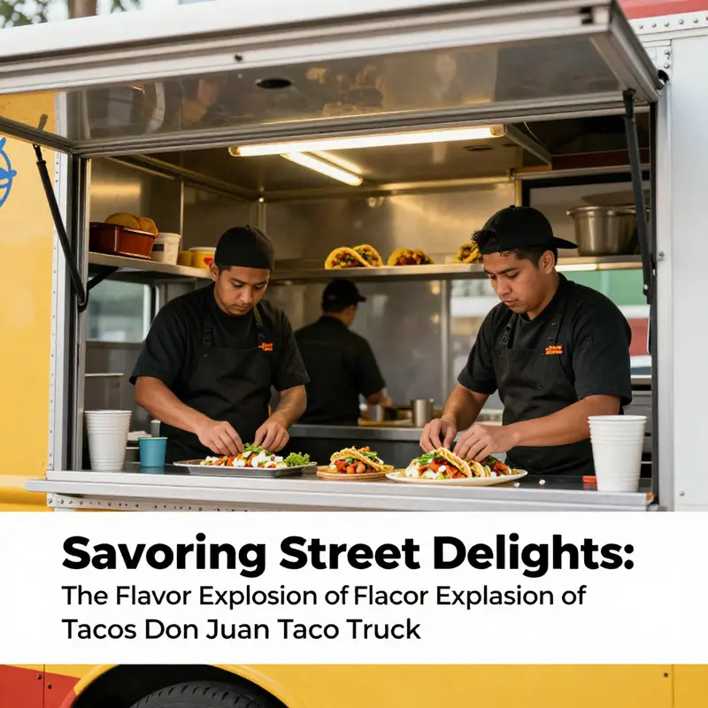 A vibrant taco platter showcasing the delicious offerings of Tacos Don Juan while patrons enjoy their meals.