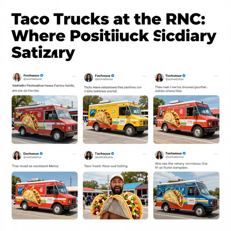 The DNC’s taco truck stunt brought a flavorful twist to the political landscape during the RNC.
